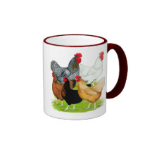 Sex-linked Chickens Quintet Coffee Mug