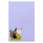 Sex-linked Chickens Quintet Custom Stationery