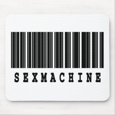 bar code image. sex machine arcode design