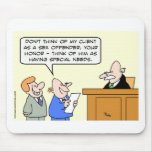 sex offender special needs judge lawyer mouse pad
