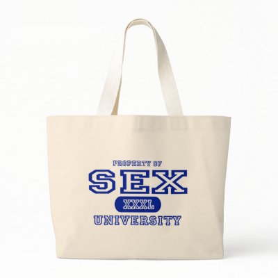 Sex University Tote Bags by universityshirts