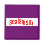 sexism sux Square Magnet