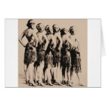 Sextet of Flappers Greeting Card