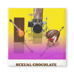 Sexual chocolate magnets