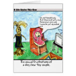 Sexual Frustrations of a Dog Chew Toy--Funny! cards