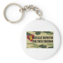 Sexually Deprived for Your Freedom Key Chain