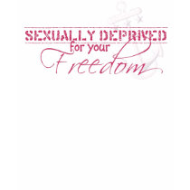 sexually deprived: navy t-shirts