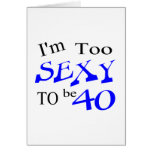 Sexy 40 (blue) cards