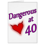 Sexy 40th Birthday Gift Idea Card