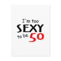 Sexy 50 postcards by TeeZazzle Sexy 50 postcards