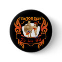Sexy 50th Birthday Button by 50th_birthday_gifts Sexy 50th Birthday Button