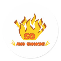 Sexy 50th Birthday Gift stickers