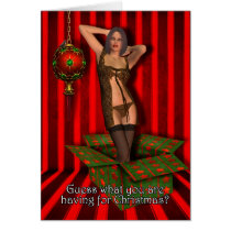 Sexy Adult Christmas Card Funny