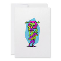 Sexy Alien Personalized Invitations