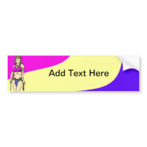 Sexy Amazon Women Bumper Stickers