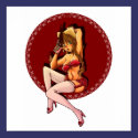 Sexy Anime Pinup Girl Poster posters