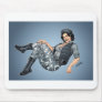 Sexy Army Military Pinup Girl in Camo #4 by Al Rio Mousepads