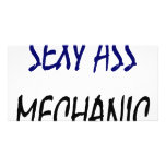 Sexy Ass Mechanic Photo Card Template