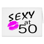 Sexy at 50 (Pink Kiss) cards