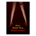 Sexy Bachelor Party Invitation Card