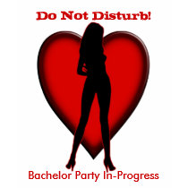 Sexy Bachelor Party T-shirt - Do Not Distrub