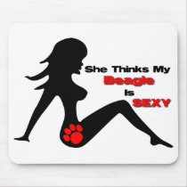 Sexy Beagle Dog Mousepad