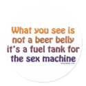 Sexy Beer Belly Stickers by ironydesign Sexy Beer Belly Stickers