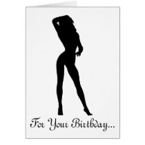 Sexy Birthday Cards For Him: Cake