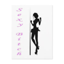 sexy bitch post card