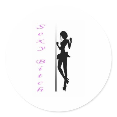 sexy bitch sticker by senicaco