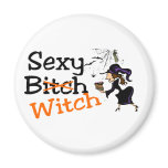 Sexy Bitch Witch Magnets Sexy Bitch Witch Magnets