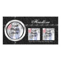 Sexy Black Custom Designer Photo Card Any Occasion photo cards