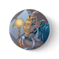 Sexy Blond Lingerie Bunny Pinup Girl by Al Rio