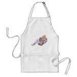 Sexy Blond Pinup in Purple Lingerie by Al Rio Apron
