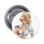 Sexy Blond School Girl Pin-up by Al Rio