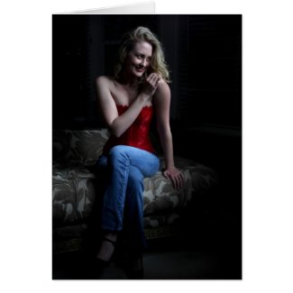 Sexy Blond Sitting