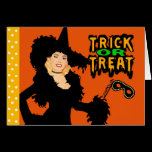 Sexy Blonde Witch Greeting Cards