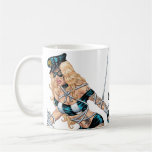 Sexy Bondage Blond with Whip by Al Rio Mug