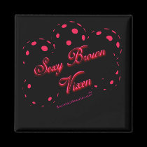 Sexy Brown Vixen Magnet