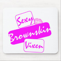 Sexy Brown Vixen Mousepad