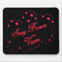 Sexy Brown Vixen Mousepad mousepads