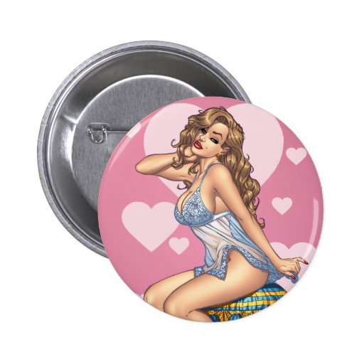 Sexy Brunette Lingerie Pin-up Girl by Al Rio