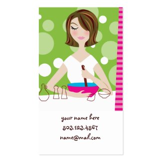 Sexy Chef Business Card profilecard