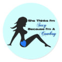 Sexy Cowboy Stickers by GoNaked Sexy Cowboy Stickers