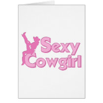 Sexy Cowgirl Card
