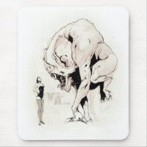 Sexy Damsel & Crazy Cool Creature Mousepad