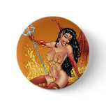Sexy Devil Girl Customizable Pinup by Al Rio buttons