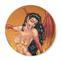 Sexy Devil Girl Customizable Pinup by Al Rio magnets by AlRioArt Sexy Devil Girl Customizable Pinup by Al Rio magnets