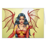 Sexy Devil saying Come Here by Al Rio Greeting Cards