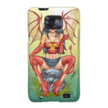 Sexy Devil saying Come Here by Al Rio Samsung Galaxy Cases